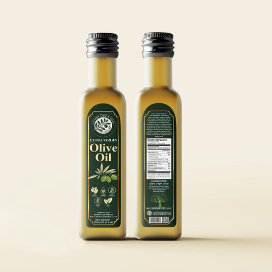 Organic Cold Pressed Levantine Extra Virgin Olive Oil (EVOO) 500 mL